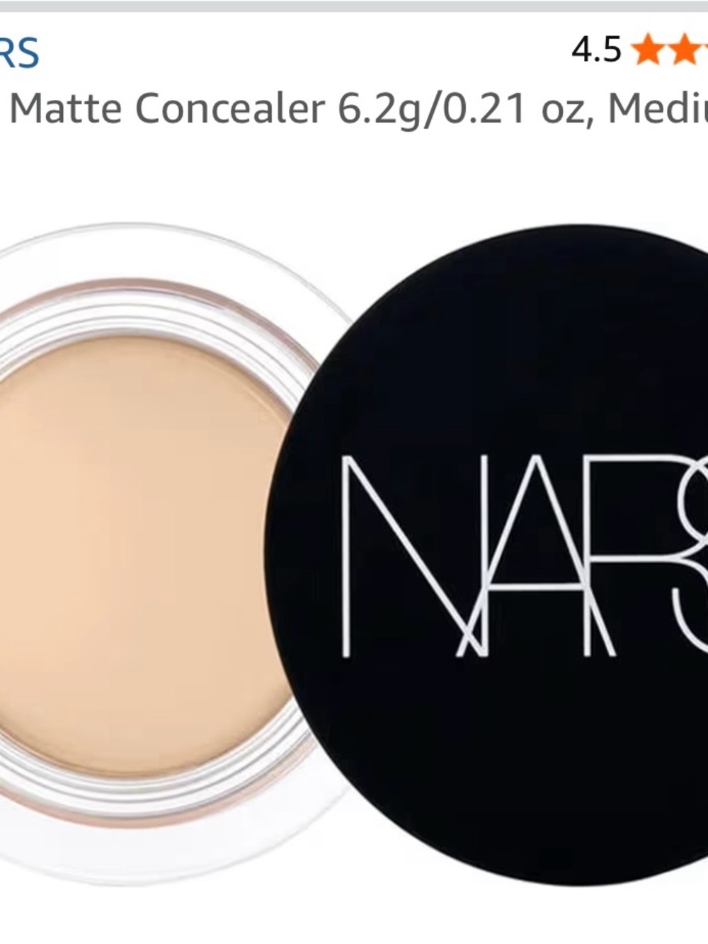 NARS Cream Concealer Pot - Medium 1 Custard